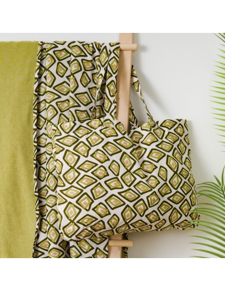 Pack Toalla Pareo + Bolso Liuvia verde caceria