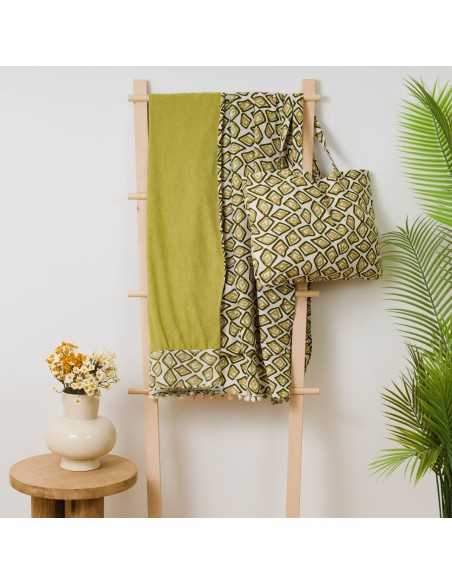 Pack Toalla Pareo + Bolso Liuvia verde caceria