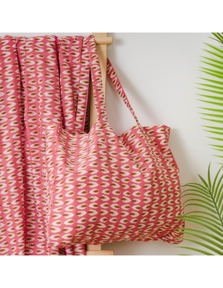 Pack Toalla Pareo + Bolso Tana marsala