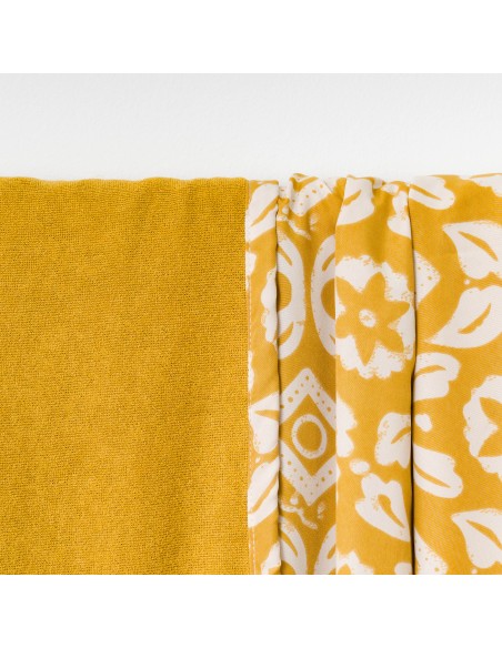 Pack Toalla Pareo + Bolso Eugenia ocre