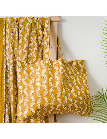 Pack Toalla Pareo + Bolso Calsita ocre Pack Toalla Pareo + Bolso Calsita ocre