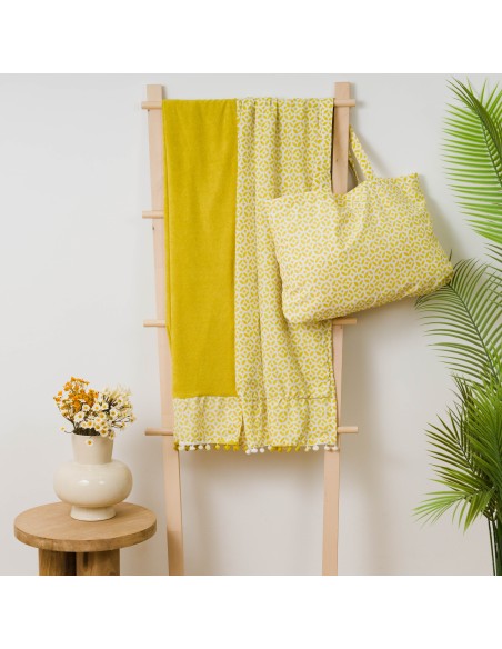 Pack Toalla Pareo + Bolso Clau lima