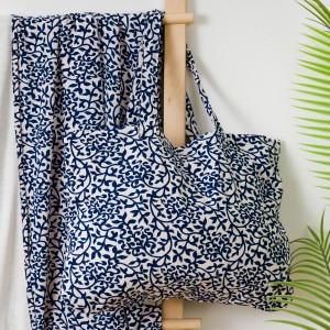Pack Toalla Pareo + Bolso Aladero azul