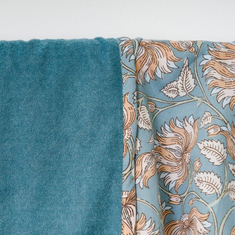 Pack Toalla Pareo + Bolso Venus agua marina