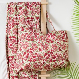 Pack Toalla Pareo + Bolso Venus marsala