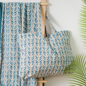 Pack Toalla Pareo + Bolso Eloina agua marina
