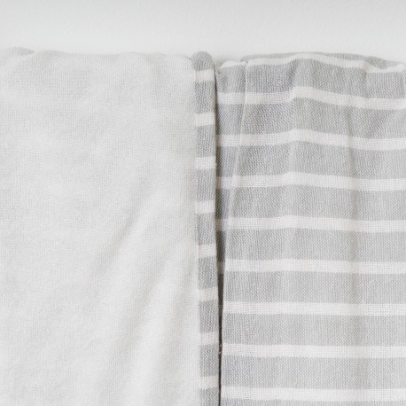 Pack Toalla Pareo + Bolso Raya algodón