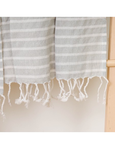 Pack Toalla Pareo + Bolso Raya algodón