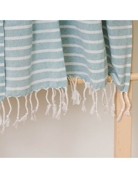 Pack Toalla Pareo + Bolso Raya algodón Pack Toalla Pareo + Bolso Raya algodón