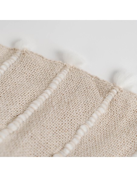 Plaid algodón Marani topo