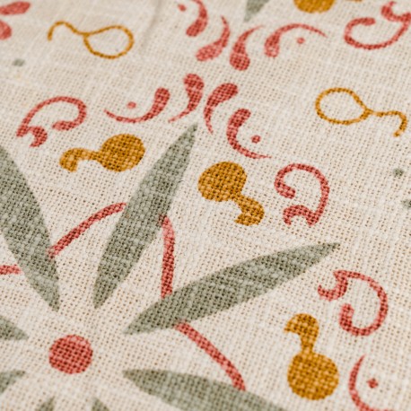 Plaid algodón Culiacan mostaza