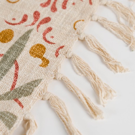 Plaid algodón Culiacan mostaza