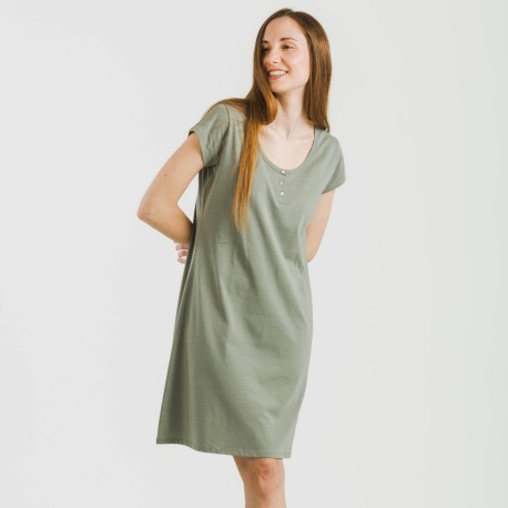 Blusón algodón liso