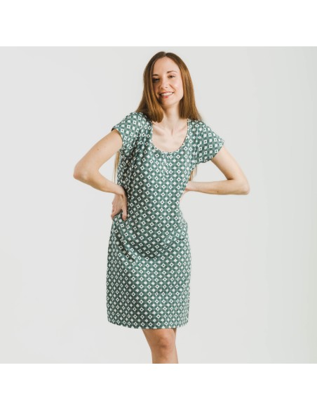 Blusón algodón Narciso indigo