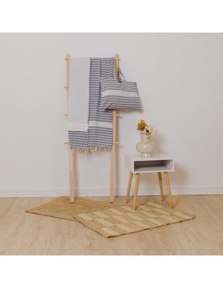 Pack Toalla Pareo + Bolso Raya algodón Pack Toalla Pareo + Bolso Raya algodón