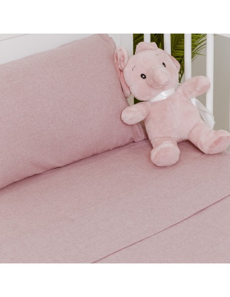 Juego de sábanas franela lisas cuna Juego de sábanas franela lisas cuna