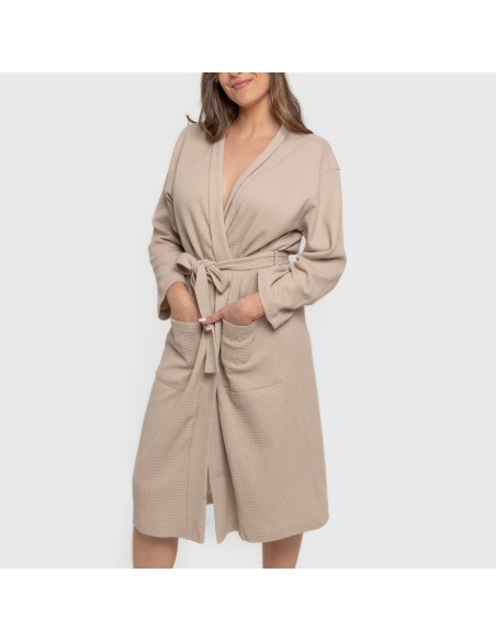 Albornoz gofre liso Albornoz gofre liso