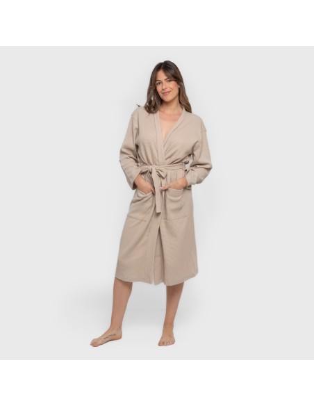 Albornoz gofre liso Albornoz gofre liso