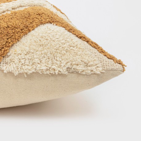 Cojín cuadrante algodón Basel 45x45 - funda + relleno