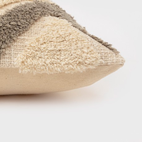 Cojín cuadrante algodón Basel 45x45 - funda + relleno