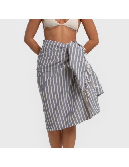 Pack Toalla Pareo + Bolso Raya algodón Pack Toalla Pareo + Bolso Raya algodón