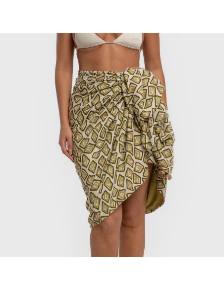 Pack Toalla Pareo + Bolso Liuvia verde caceria