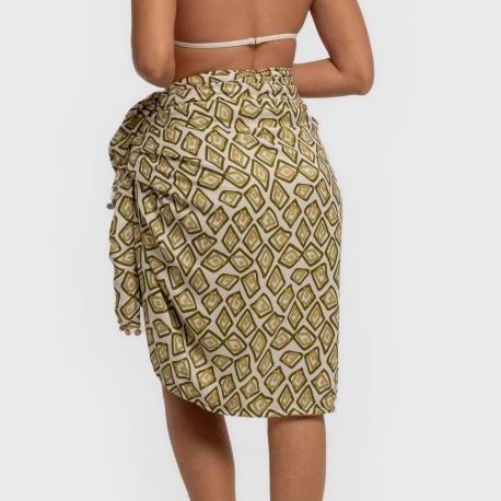 Pack Toalla Pareo + Bolso Liuvia verde caceria