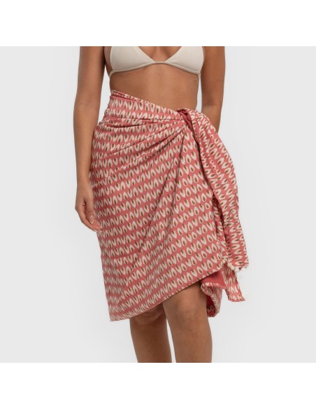 Pack Toalla Pareo + Bolso Tana marsala