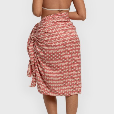 Pack Toalla Pareo + Bolso Tana marsala