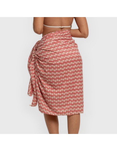 Pack Toalla Pareo + Bolso Tana marsala