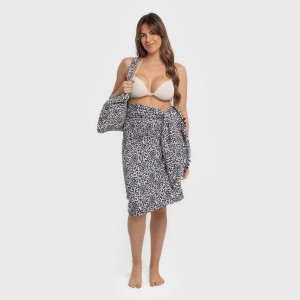 Pack Toalla Pareo + Bolso Aladero azul 2