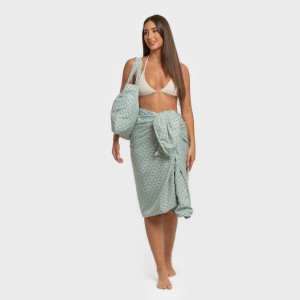 Pack Toalla Pareo + Bolso Walia agua marina 2