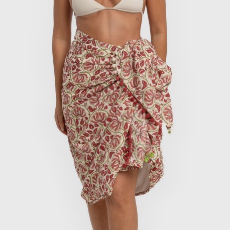 Pack Toalla Pareo + Bolso Venus marsala