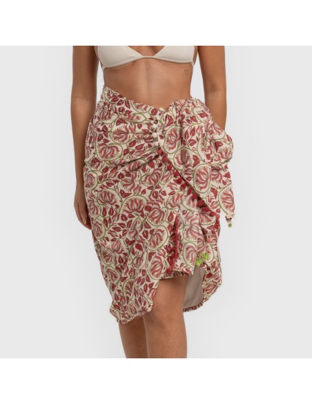 Pack Toalla Pareo + Bolso Venus marsala