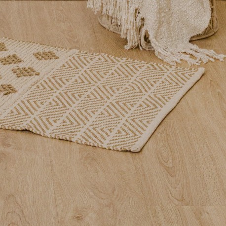 Alfombra algodón jute Vicenzo natural