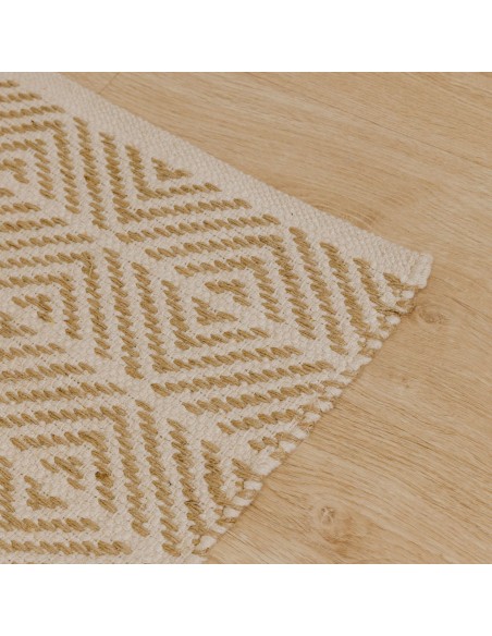 Alfombra algodón jute Vicenzo natural Alfombra algodón jute Vicenzo natural