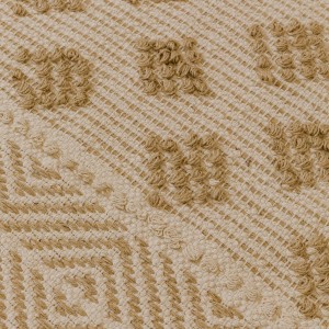 Alfombra algodón jute Vicenzo natural 2