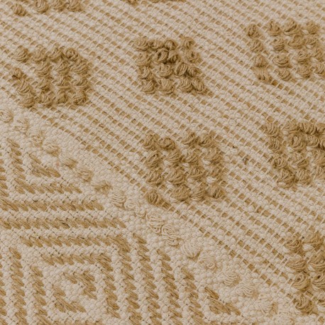 Alfombra algodón jute Vicenzo natural