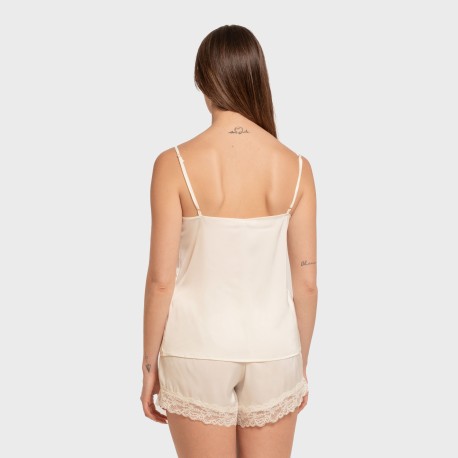 Pijama tirantes mujer satén Friday liso