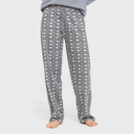 Pijama largo algodón Ocean indigo