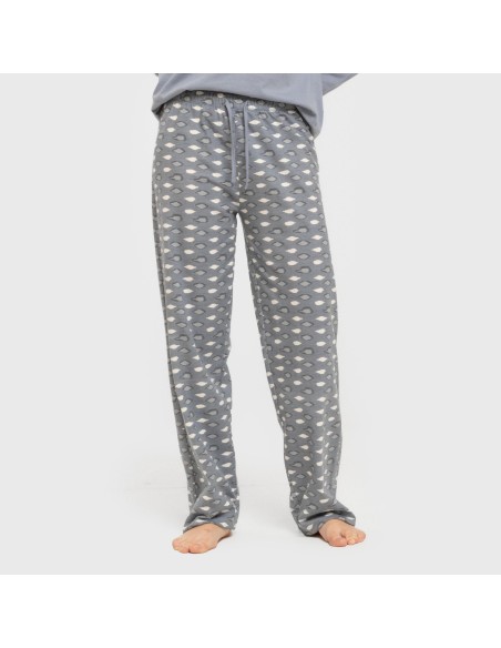 Pijama largo algodón Ocean indigo