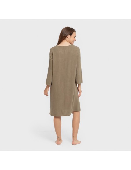 Camisola lino mujer lisa