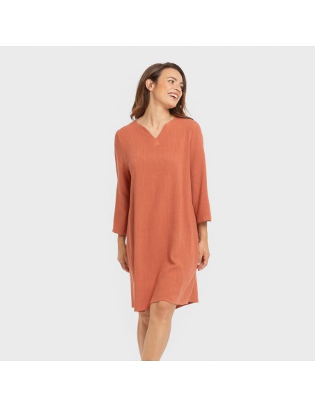 Camisola lino mujer lisa