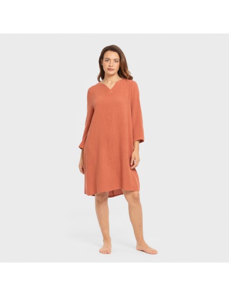 Camisola lino mujer lisa