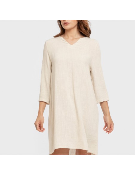 Camisola lino mujer lisa