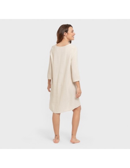 Camisola lino mujer lisa