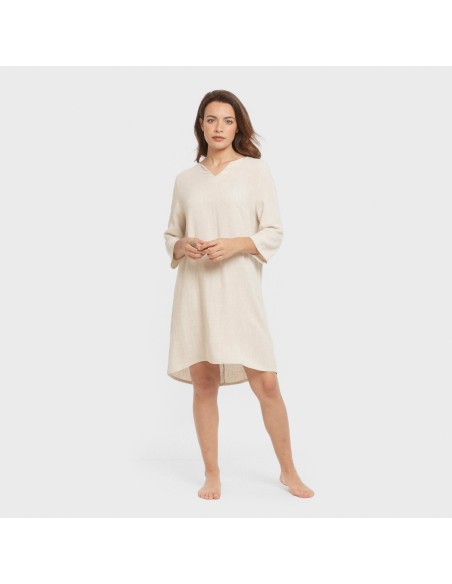 Camisola lino mujer lisa