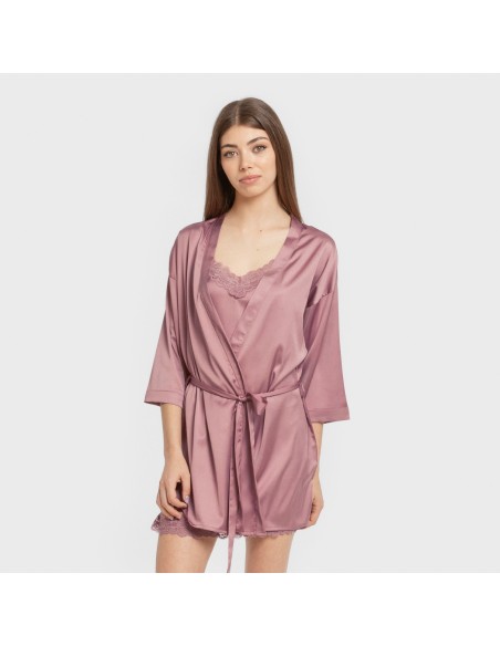 Bata corta mujer satén Friday liso