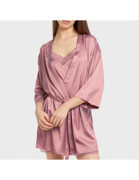 Bata corta mujer satén Friday liso