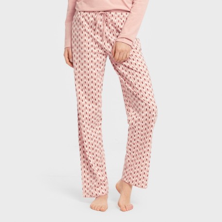 Pijama largo algodón Tana rosa keike